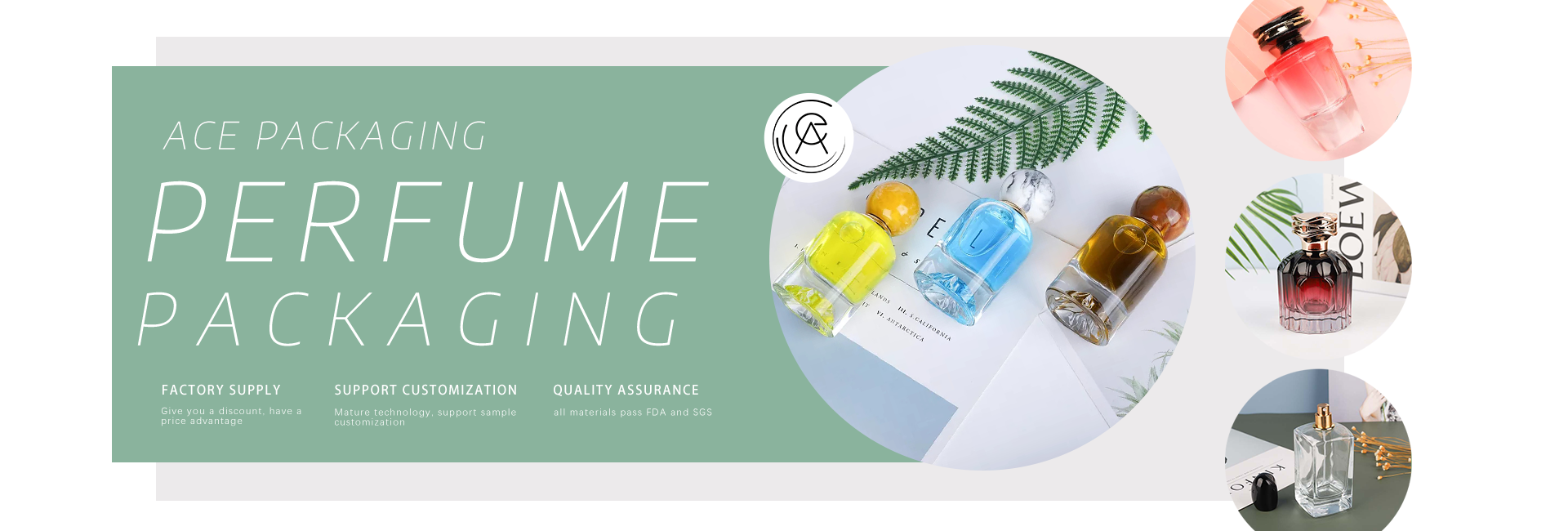 Highend perfume bottle supplier ACEpackaging